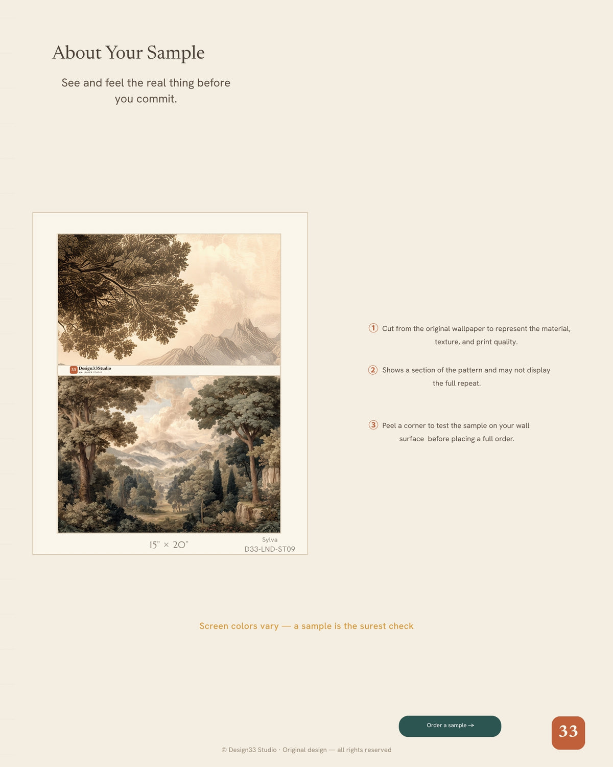 Sylva — A Vintage Forest & Mountain Landscape Mural