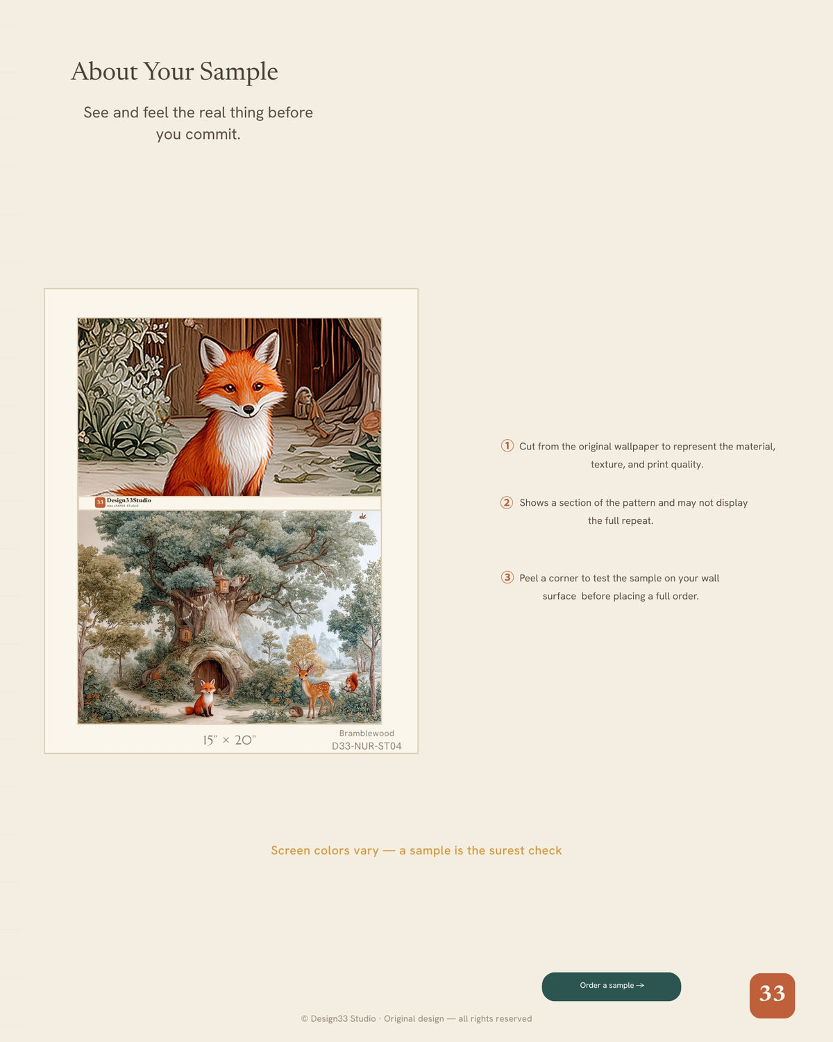 Bramblewood — An Enchanted Woodland Treehouse Nursery Mural