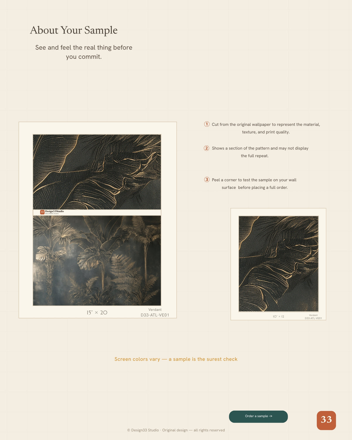 Verdant — A Dark Botanical Engraving Mural of Tropical Palms & Ferns