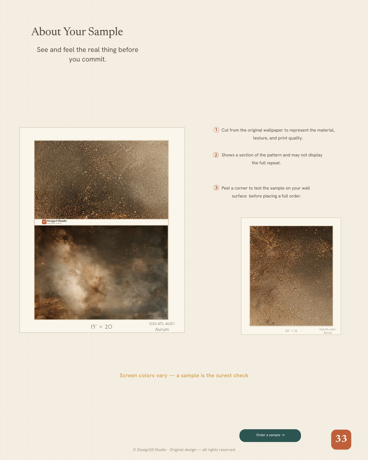 Aurum — An Abstract Fine-Art Mural of Earth & Gold
