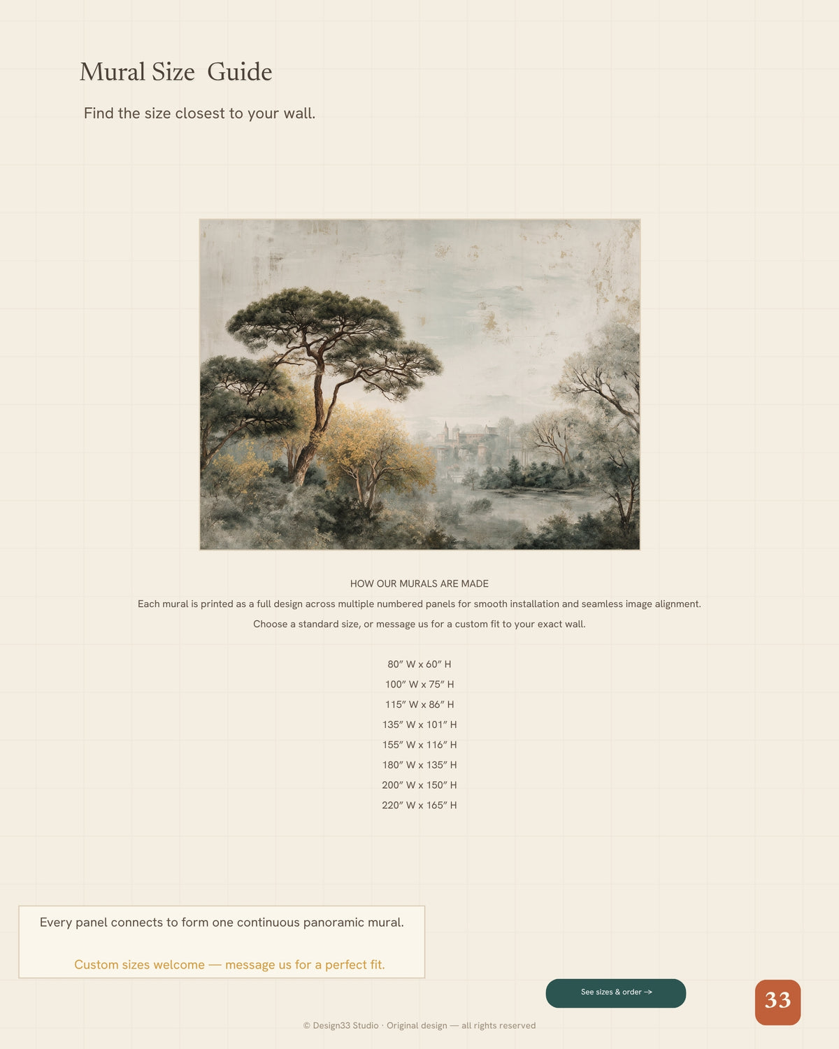 Belvedere — An Old-World Italian Landscape Mural