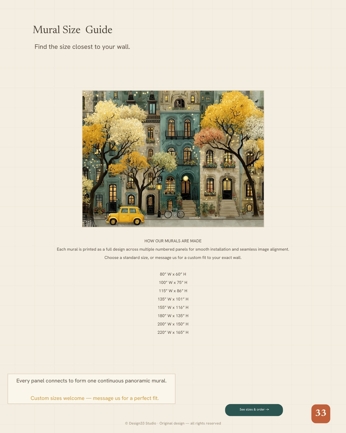 Madison Row — A Whimsical Illustrated City Street Mural