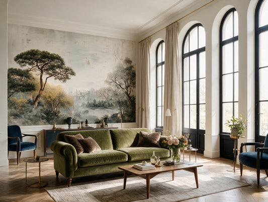 Belvedere — An Old-World Italian Landscape Mural