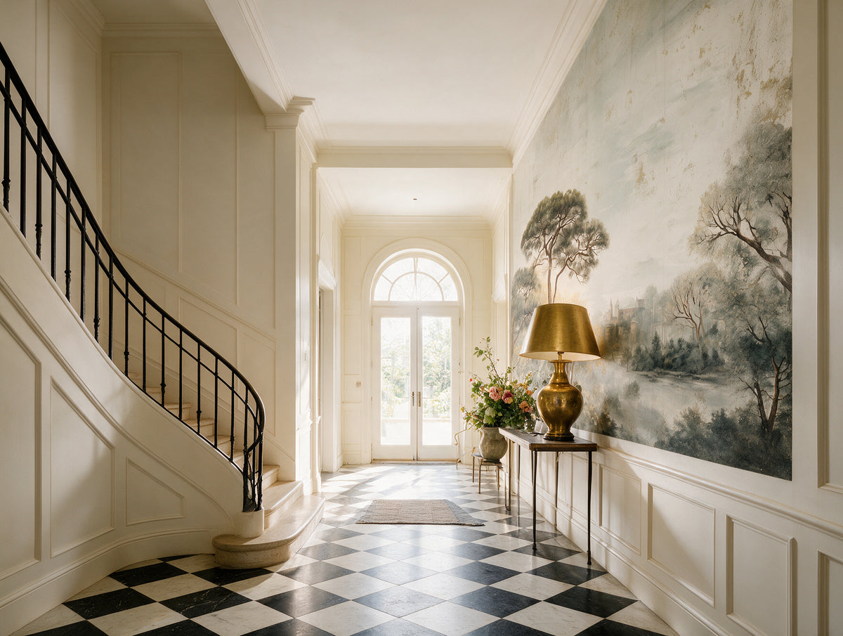 Belvedere — An Old-World Italian Landscape Mural