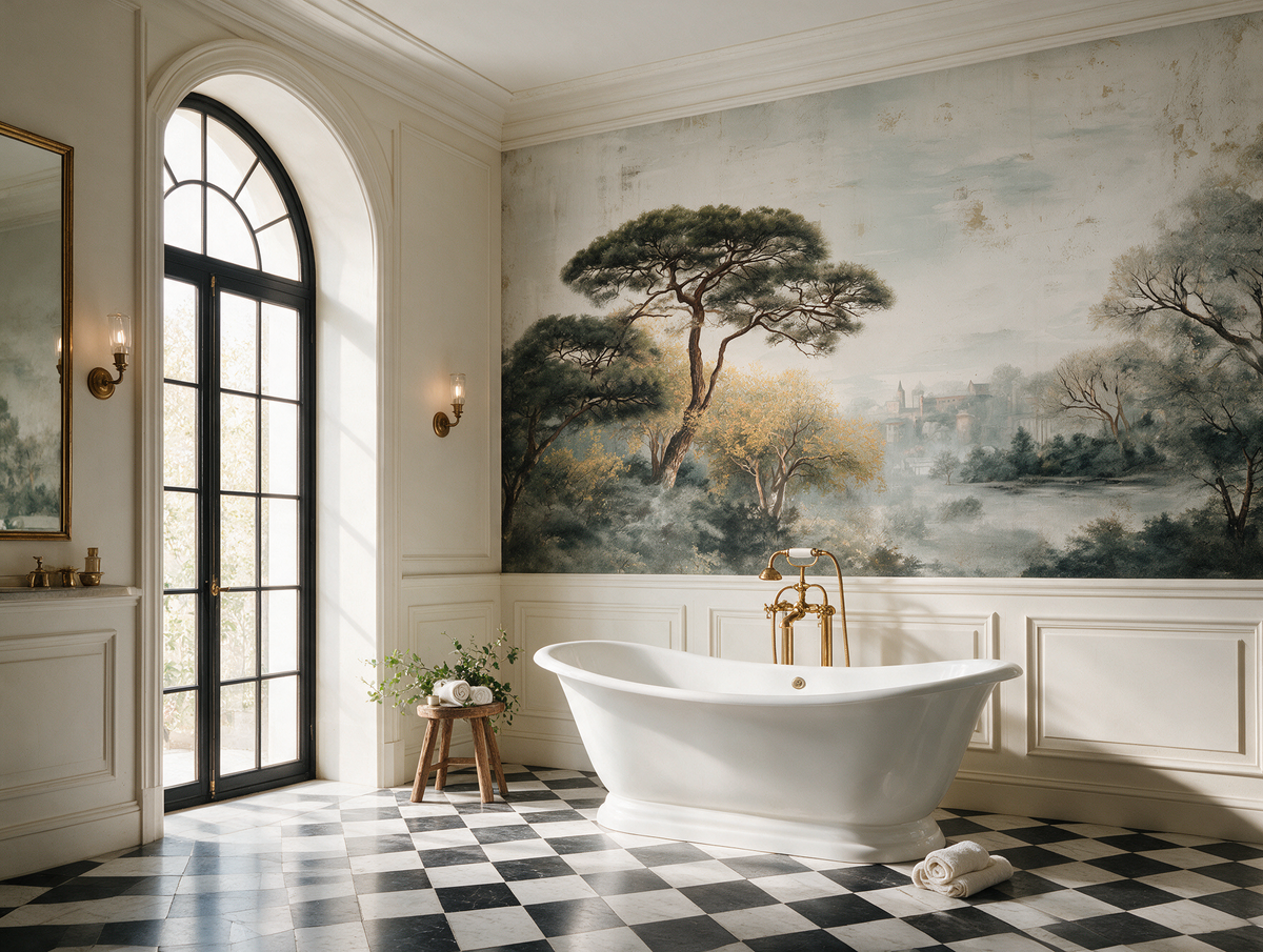 Belvedere — An Old-World Italian Landscape Mural