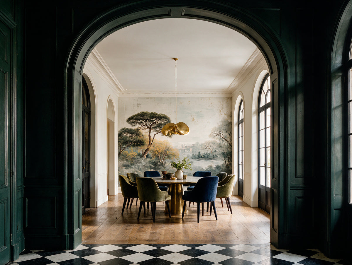 Belvedere — An Old-World Italian Landscape Mural